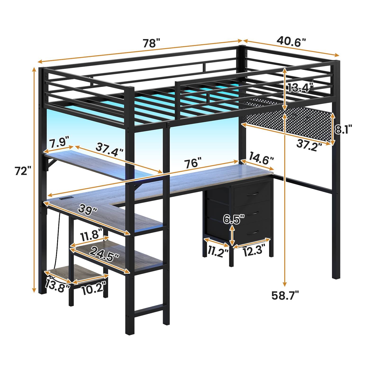 2 person desk